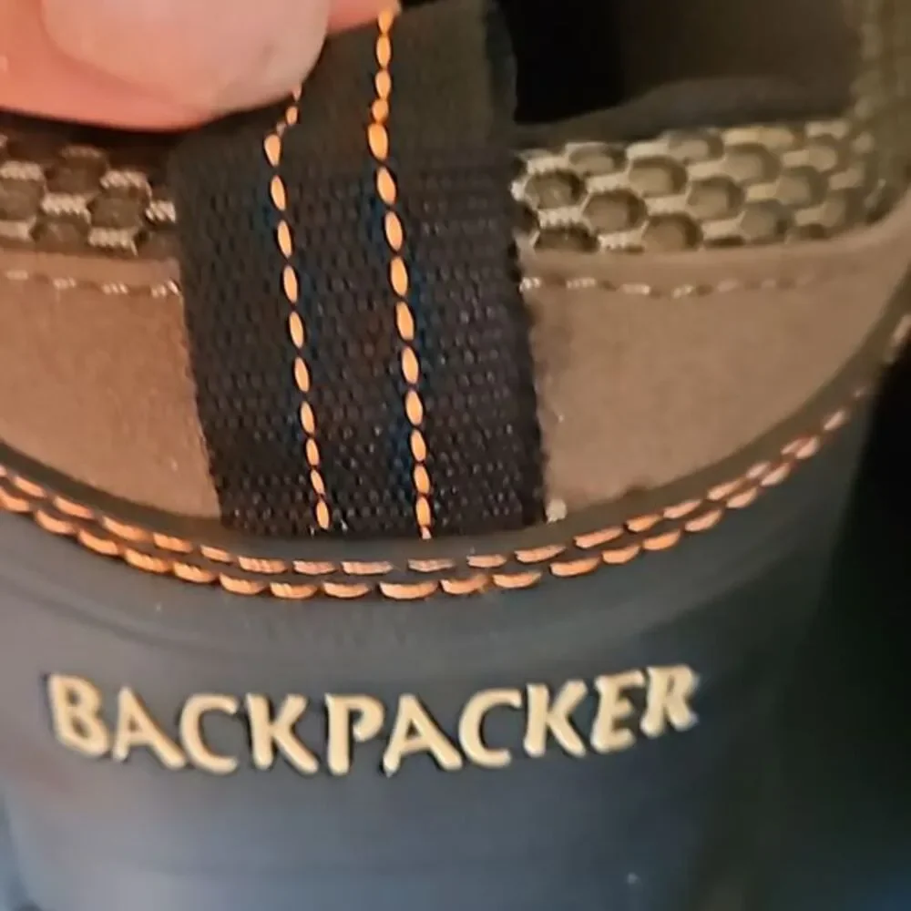 Backpacker Trail Brown Lace Up Hiking Shoes Boots Mens 12 New With‎ Tags